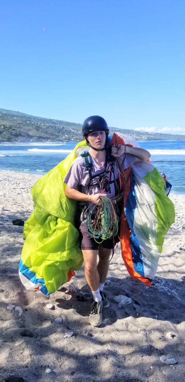 Atterrissage parapente